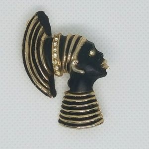 African Queen Brooch